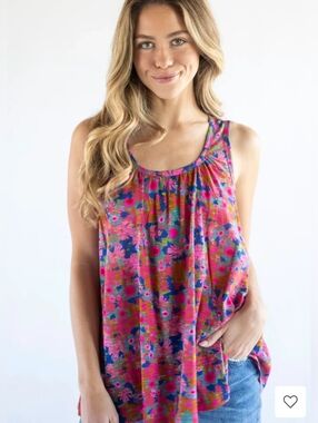 ✌️🌻 NATURAL LIFE 🌻✌️ | Free Spirit Cotton Tank, Sz XS, NWT